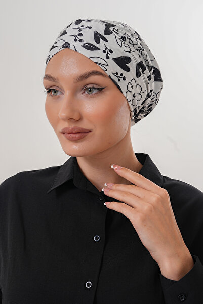 MAG FASHİON Patterned Hijab Cross Swimming Cap Sea Pool Sports Cap Daily Use Hijab Swimsuit Shawl Scarf