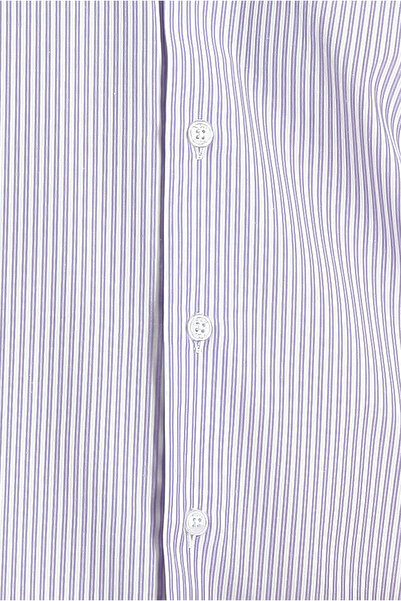 Kiğılı Μακρυμάνικο πουκάμισο με λεπτή εφαρμογή, ριγέ, εύκολο στο σιδέρωμα