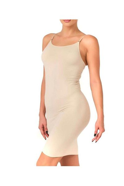 femmefinesse Culoarea pielii Cremă Femei Curea de frânghie Lycra Atletă Jupon Căptușeală Ceylanoğlu