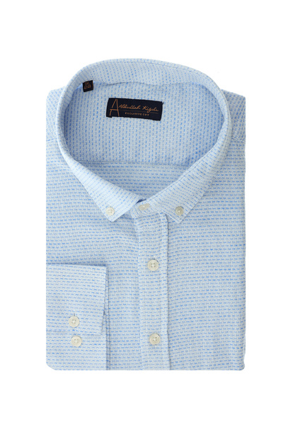 Kiğılı Cămașă din bumbac cu mânecă lungă, croială normală, cu guler cu nastur...