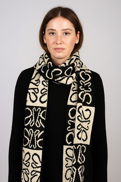 Sebir Moda Patterned Knitwear Scarf