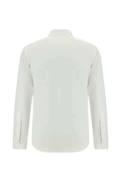 Kiğılı Long Sleeve Slim Fit Slim Fit Non Iron Classic Satin Cotton Shirt