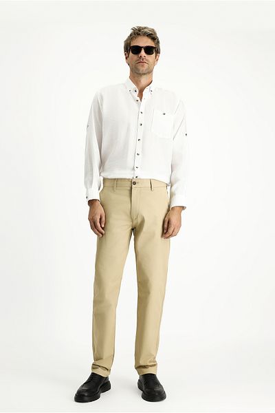 Kiğılı Long Sleeve Regular Fit Button Lapel Sports Shirt