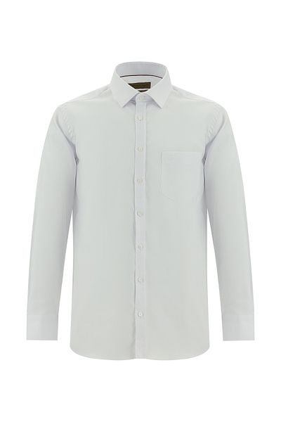 Abdullah Kiğılı Long Sleeve Non Iron Oxford Classic Cotton Shirt