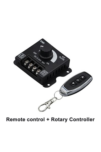cooleeon Remote Knob 12v 24v Led Dimmer Remote Controller For Led Strip Light Dimming Knob Switch Voltage Reg