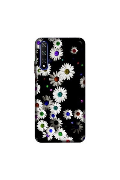 Zebana Honor Honor 20 Compatible Case Daisy V1 Silicone Case (Printed)