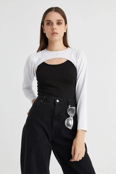 Generic Brand Long Sleeve Neck Collar