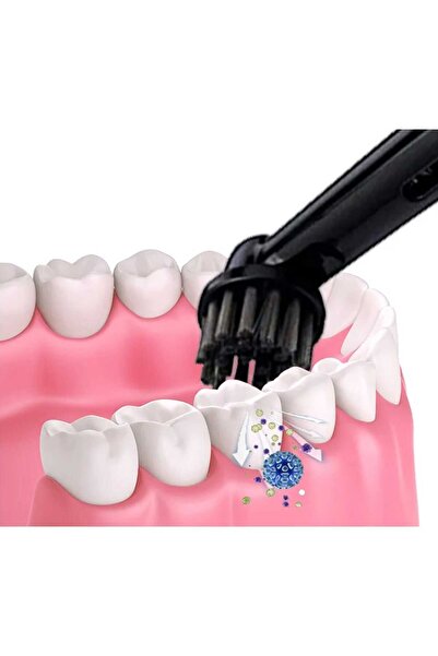 5D NEW WHITE Oral B Uyumlu Charchoal Clean Yedek Başlık