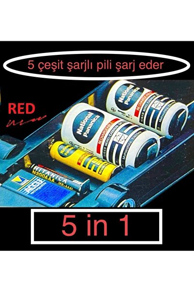 stalwart Pil Şarj Aleti Cihazı Makinesi Şarjlı Kalem Ince Orta Büyük 9v Yassı...