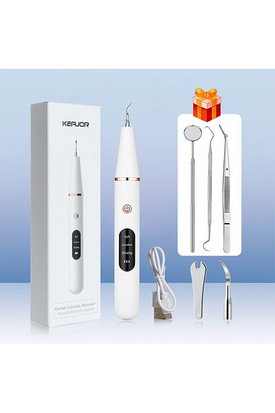 Choice Scaler Pack 2 G6 Ultrasonic Dental Calculus Remover Teeth Plaque Scaler Tartar Eliminator Stains Cle