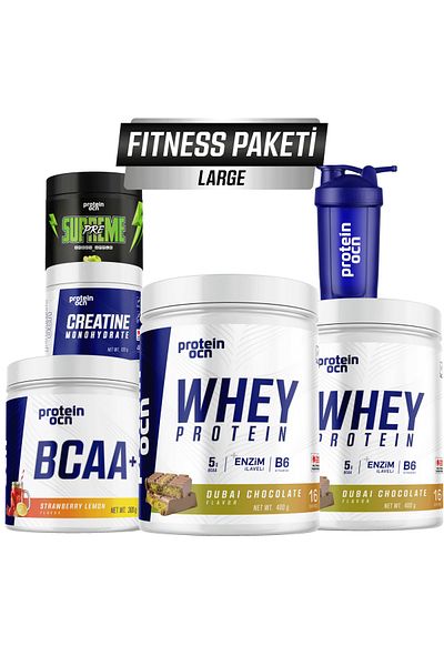 Proteinocean Fitness Pack Large - Dubai Chocolate Strawberry Lemon
