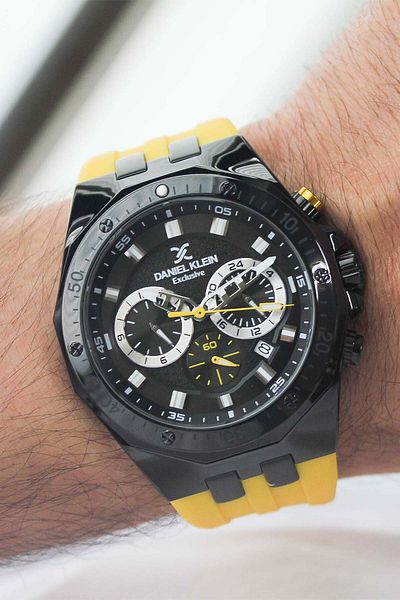 Daniel Klein Dk267709 Men's Wrist Watch with Silicone Band