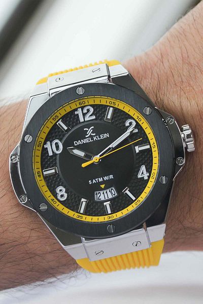 Daniel Klein Dk217582 Men's Wrist Watch with Silicone Band