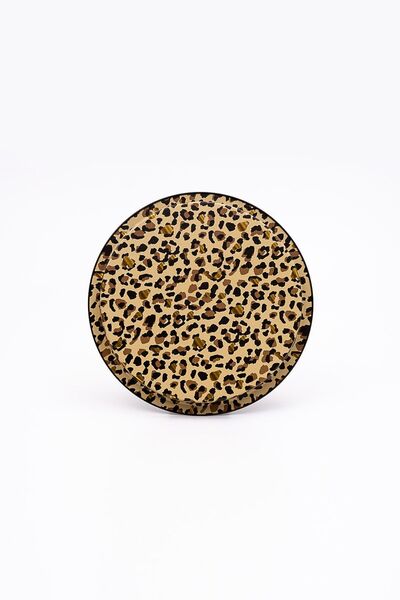 EVLE Ee197-v4 Leo Desenli Yuvarlak Tepsi 32 Cm