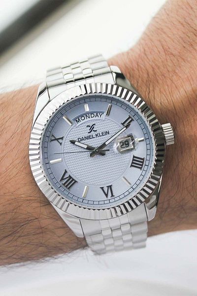 Daniel Klein Dk339765 Men's Wrist Watch with Steel Band