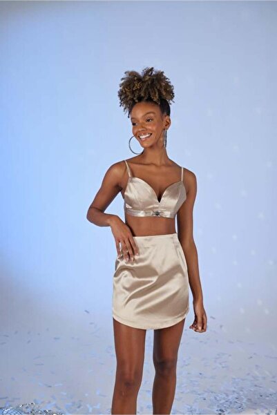 HOLLY LOLLY Bézs Bustier - Stílusos és kényelmes design