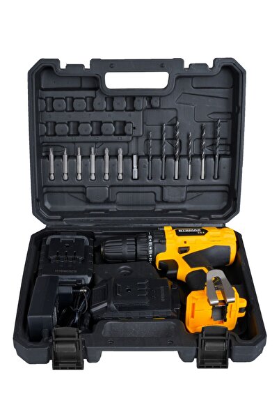 Rtrmax Rtm350 Şarjlı Matkap Çift Akülü 30 Nm Li-ion 2x1.5 Ah - Akü Dahil