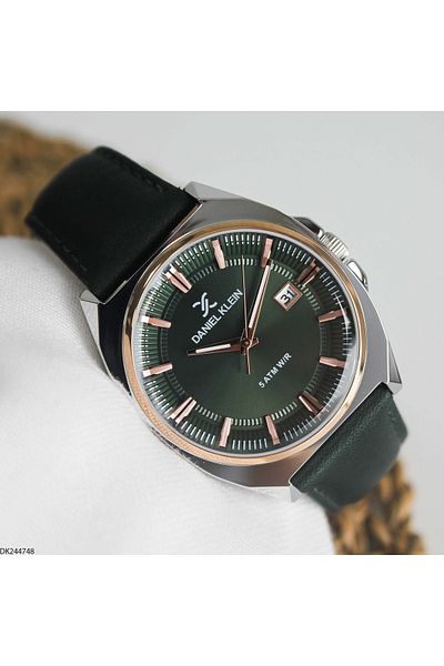 Daniel Klein Dk244748 Men's Wrist Watch with Leather Band