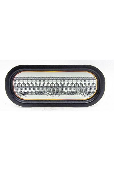 EVLE Ee168-t9 City Patterned Oval Tray 16x35 Cm