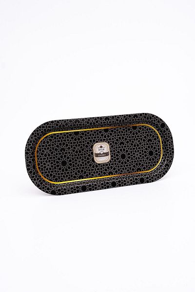 EVLE Ee168-v2 Trellis Patterned Oval Tray 16x35 Cm