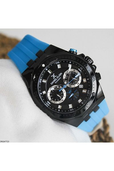 Daniel Klein Dk267723 Men's Wrist Watch with Silicone Band