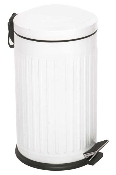 coverest سلة مهملات باللون الأبيض سعة 16 لتر مع غطاء ممتص للصدمات (الحمام - المطبخ - المرحاض - الشرفة)