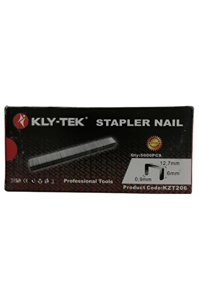 TUĞRA HIRDAVAT KLY-TEK Seri Havalı Zımba Teli 0,9x12,7x6 mm 5000 Adet