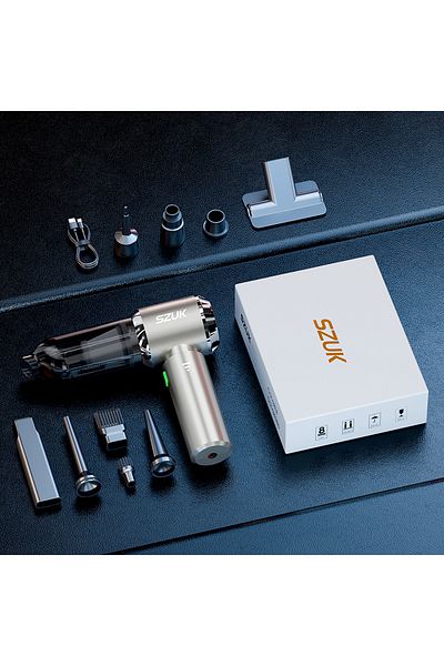 Choice Max Silver Szuk 985000pa Car Vacuum Cleaner Mini Powerful Cleaning Machine Strong Suction Handheld F