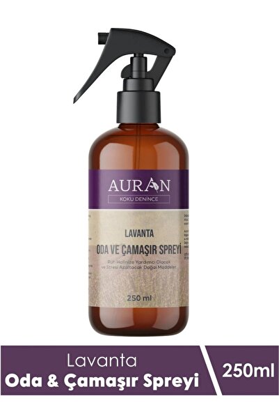 AURAN Lavanta Oda Ve Çamaşır Spreyi Oda Kokusu Oda Spreyi Room Spray 250ml