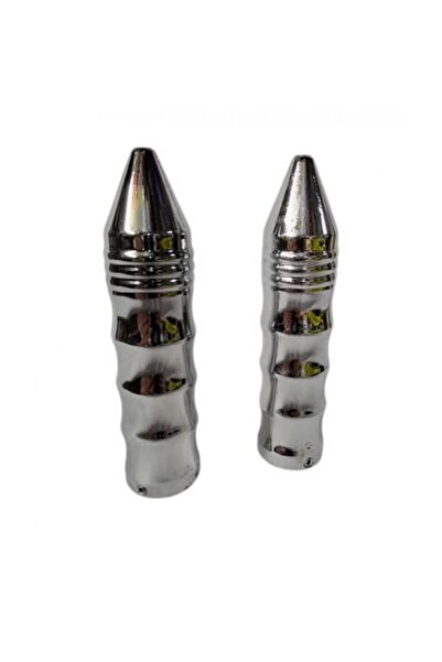 Gogo Motosiklet Nikel 4 Parmak Sivri Elcik (PVC) Gaz Borusu Dahil