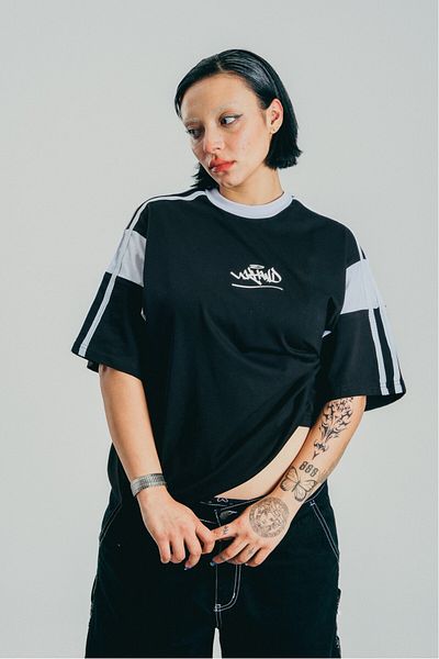 UKHWD SUPPLY Heritage Graffiti Logo Oversize Men's Football T-Shirt