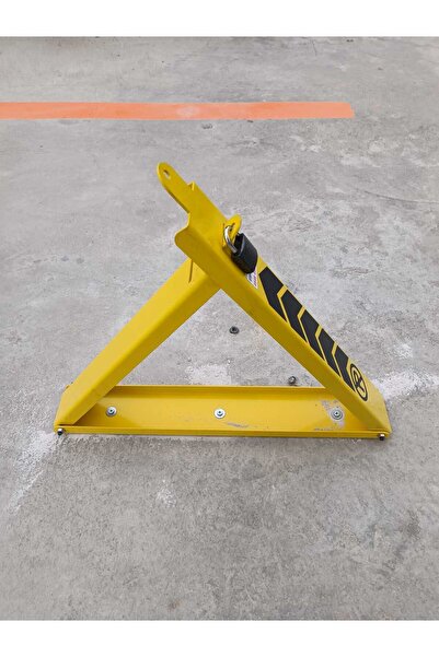 emtrafik Üçgen Katlanır Bariyer Asma Kilitli Üçgen Otopark Bariyeri Üyb-18 2mm