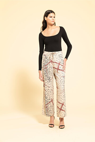 MİRAŞE MODA Viscose H&T in & Out Pocket Trousers