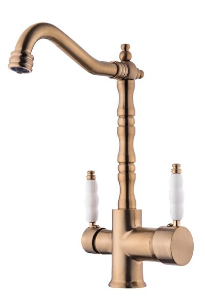 CONTROL MİX BAŞLIĞI??RUSTİK ARITMALI MUTFAK EVİYE BATARYASI (MUSLUĞU) TAMAMEN...