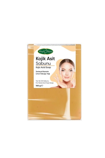 Phytoflora Kojic Acid Soap, Anti-Blemish Kojic Acid Soap With Turmeric And Kojic Acid Effect