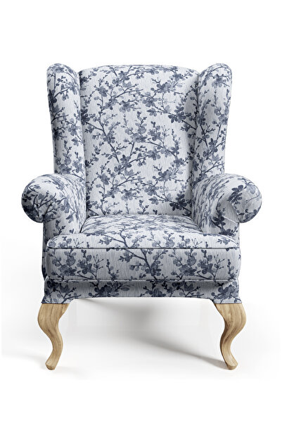 CANİLA KLASİK ÇİÇEK DESENLİ DİGİTAL BASKILI DÖŞEMELİK KOLTUK KUMAŞI