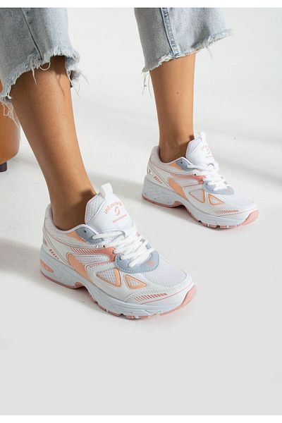 Ebru Unisex καθημερινά άνετα αθλητικά παπούτσια λευκά