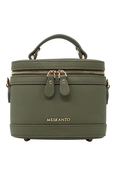 Meskanto Hilton Genuine Leather Chain Strap Box Bag