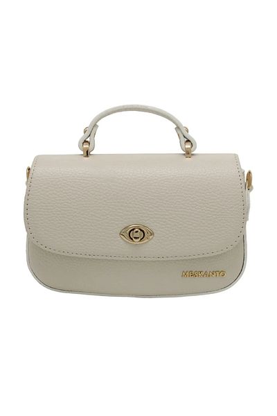 Meskanto Riva Genuine Leather Chain Strap Hand and Shoulder Bag