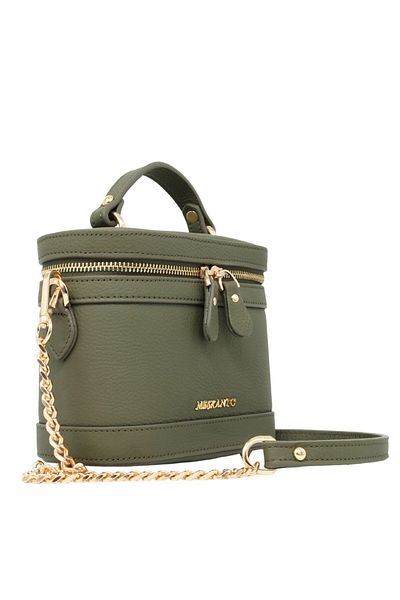 Meskanto Hilton Genuine Leather Chain Strap Box Bag