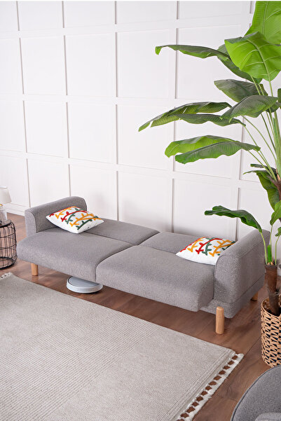 Kilim Mobilya Bohera Bohem Koltuk Takımı 3 3 1 1 Açık Gri