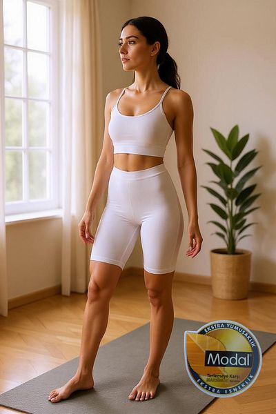 Kossiga High Waist Modal Women's Short Leggings