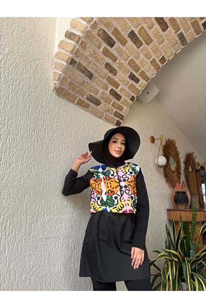 MODA Rainbow Tesettür Mayo - Siyah