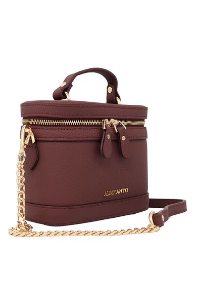 Meskanto Hilton Genuine Leather Chain Strap Box Bag