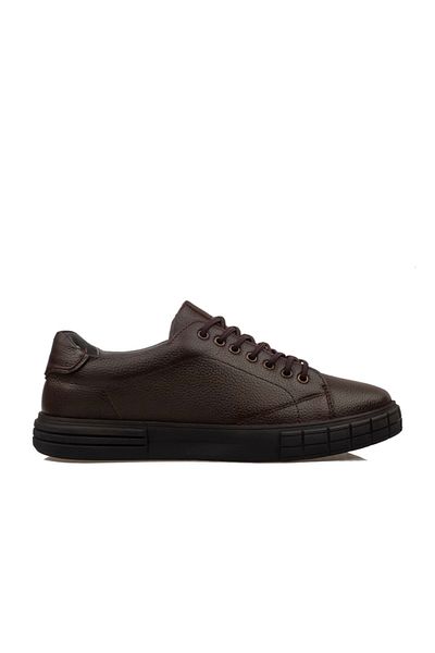 m2s Γνήσιο δέρμα Ανδρικά Μαλακά Παπούτσια Casual Καφέ