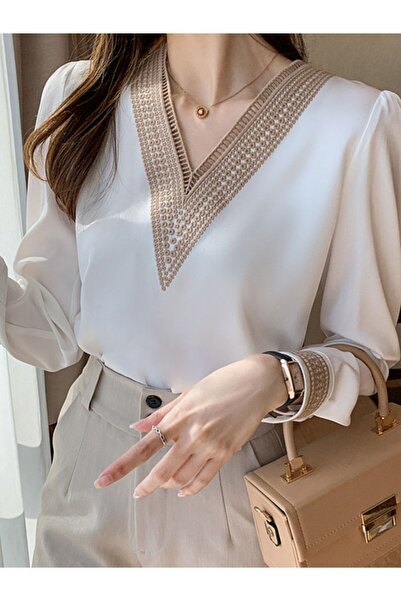 TRND Lace Collar Shirt
