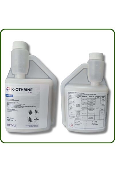 k othrıne Bayer 500 ml K-othrine Sc 50 Kokusuz Bit Pire Hamamböceği Kene Tahtakurusu Ilacı Skt.2028