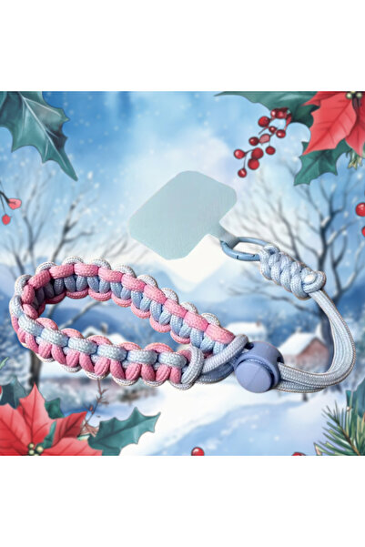 ORGANICYOU SHENZHEN Tek Ayarlanabilir Örgülü Basit Tarz Cep Telefonu Askısı & CHARM