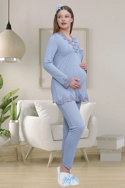 Mecit Pijama Πιτζάμες εγκυμοσύνης 75% βαμβάκι, 25%