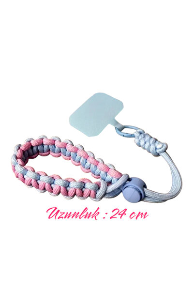 ORGANICYOU SHENZHEN Tek Ayarlanabilir Örgülü Basit Tarz Cep Telefonu Askısı & CHARM